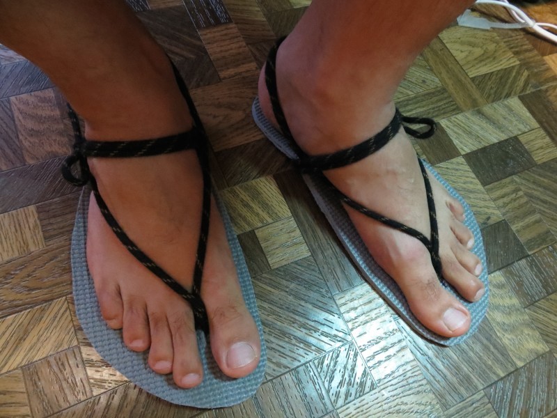Turn Your Old Yoga Mat into a New Pair of Flip-Flops (No, You Really Can!)